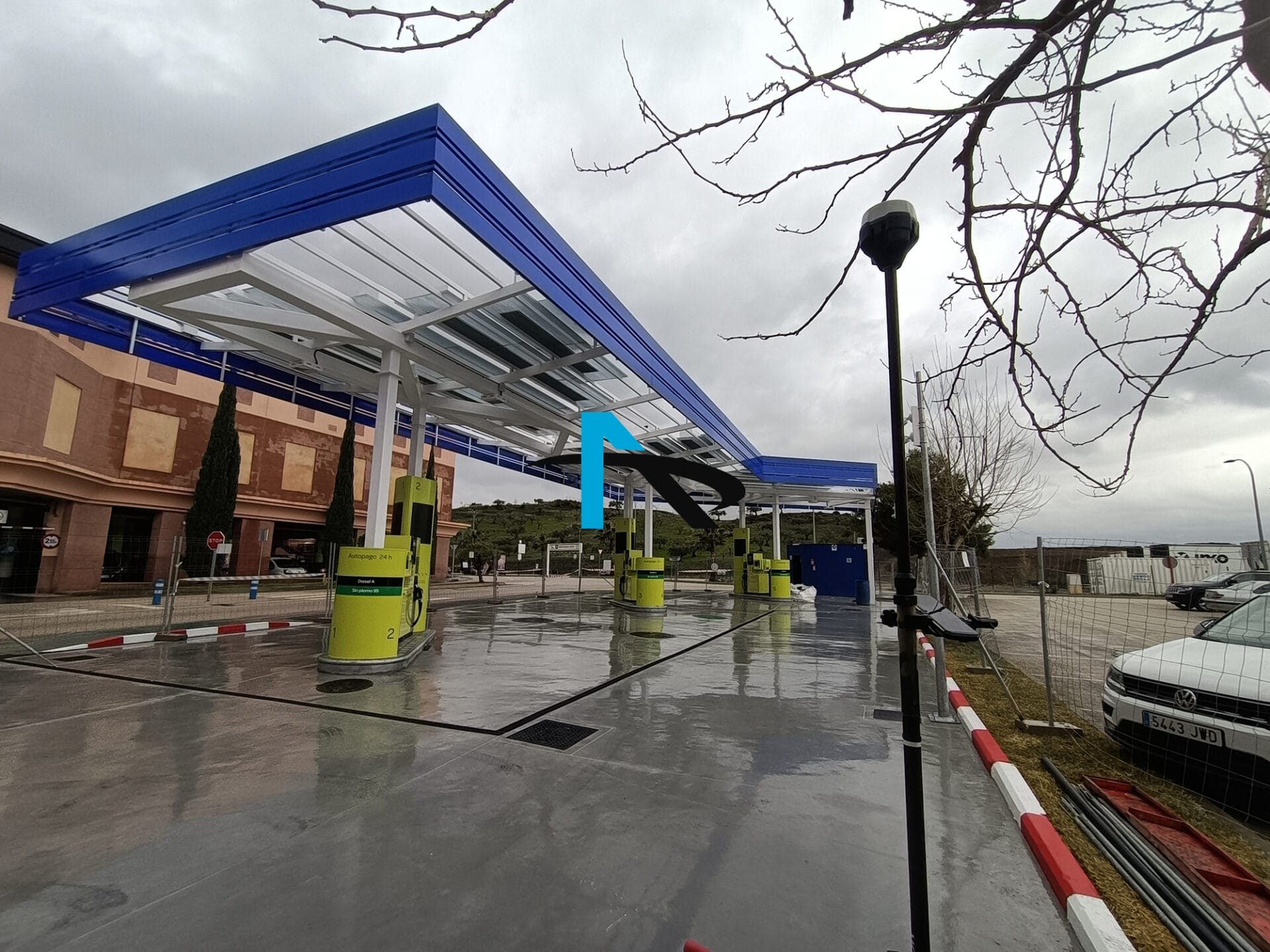 Georreferenciación de estación de servicio en Coín